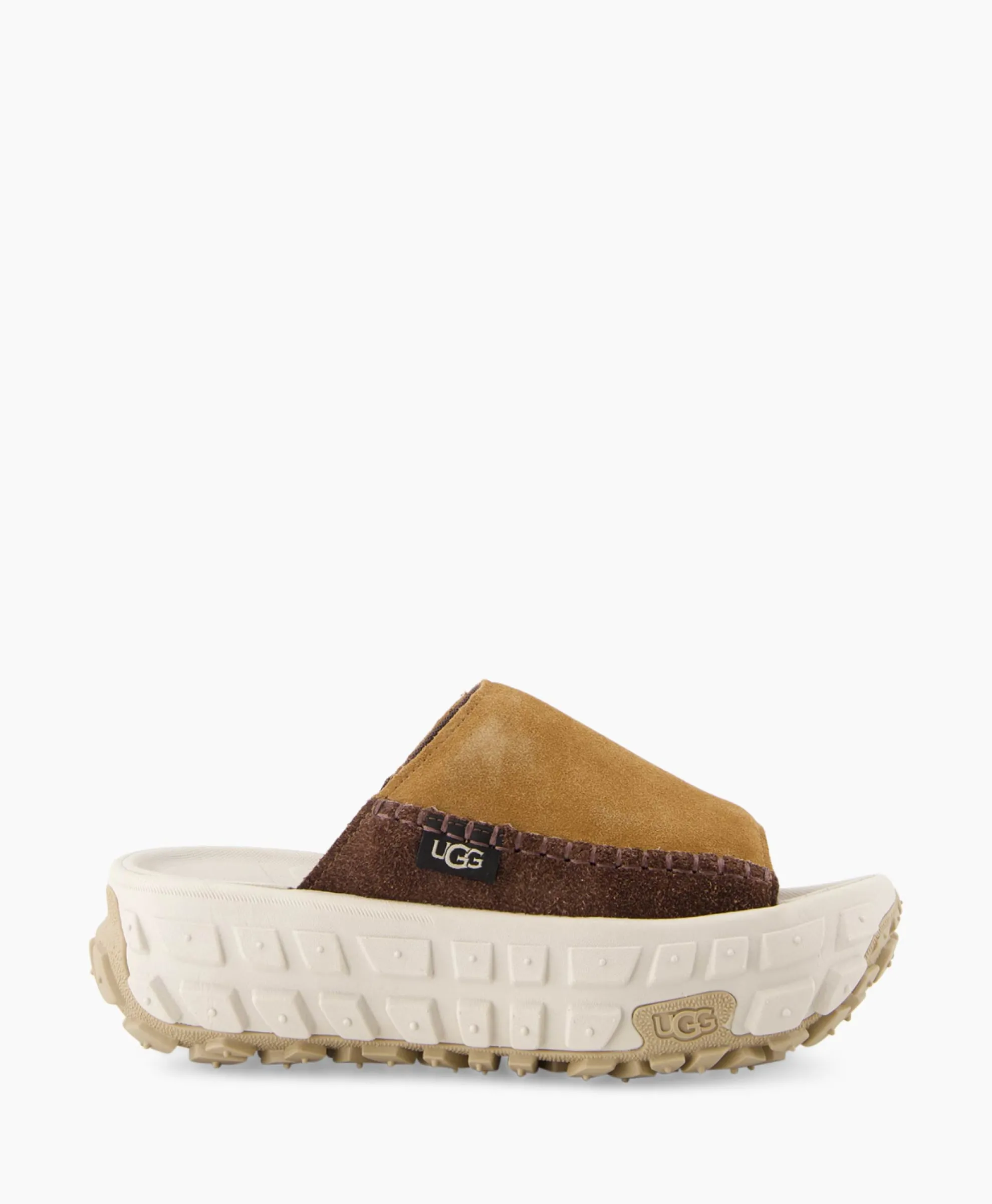 Ugg Sandaal Zonder Hak W Venture Daze Slide Licht Bruin