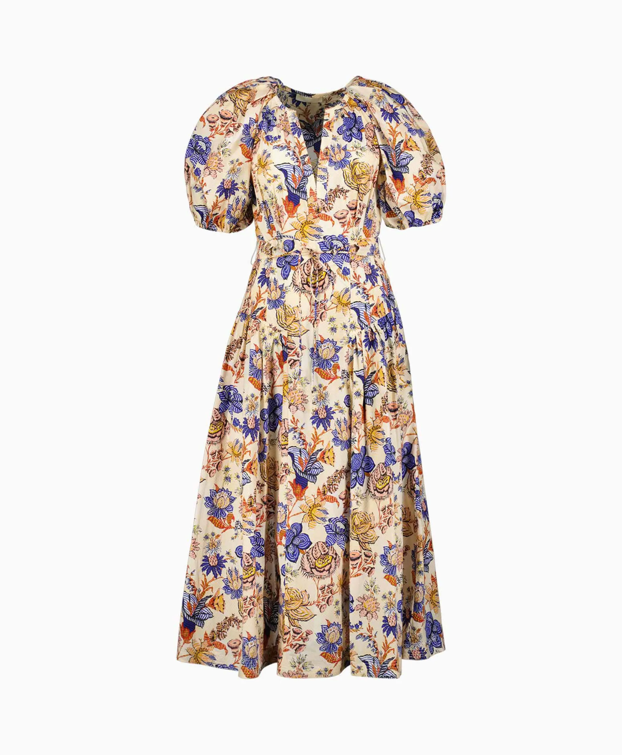 Ulla Johnson Midi Jurk Carina Oranje