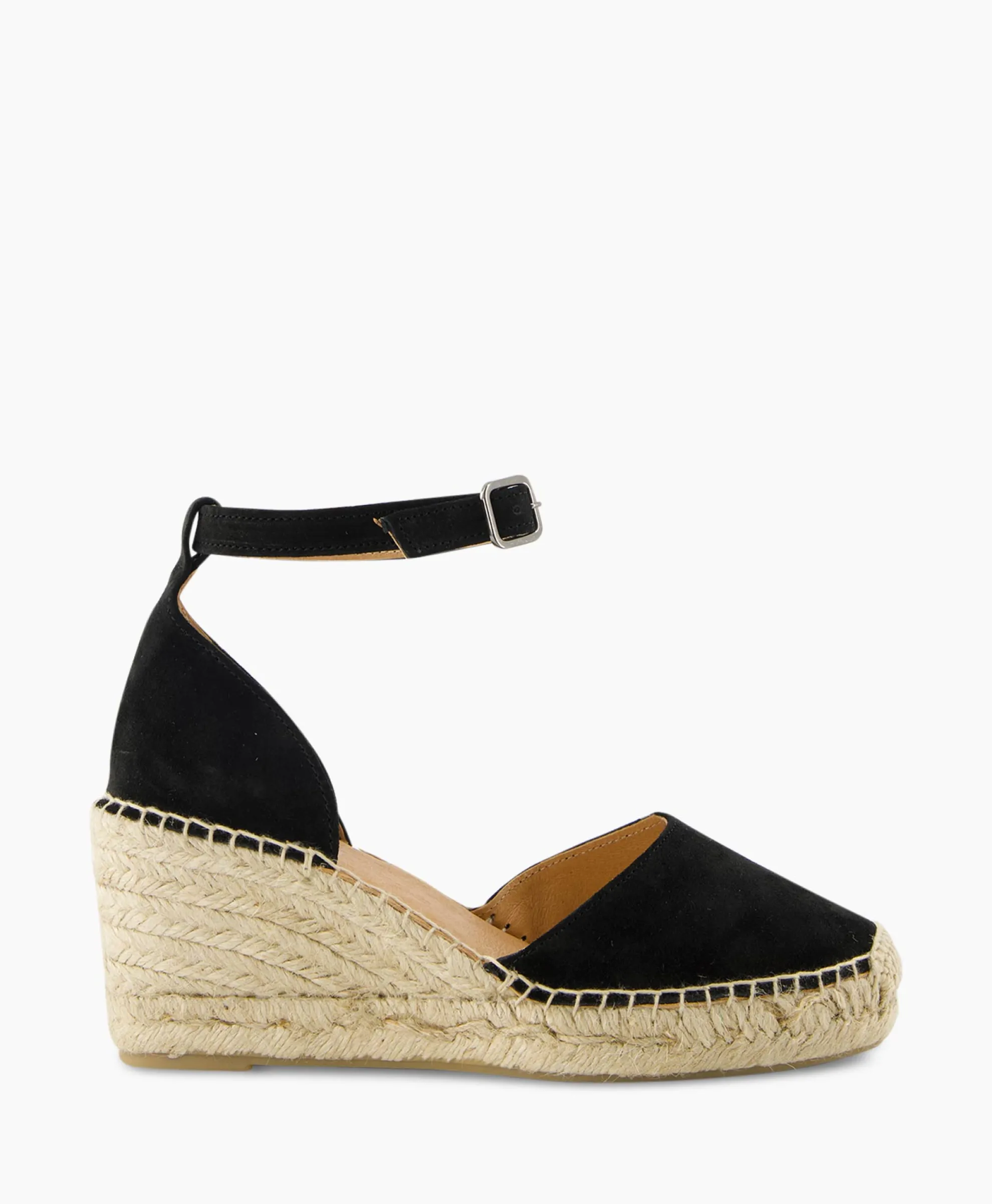 Via Vai Espadrille Flora Braid Zwart