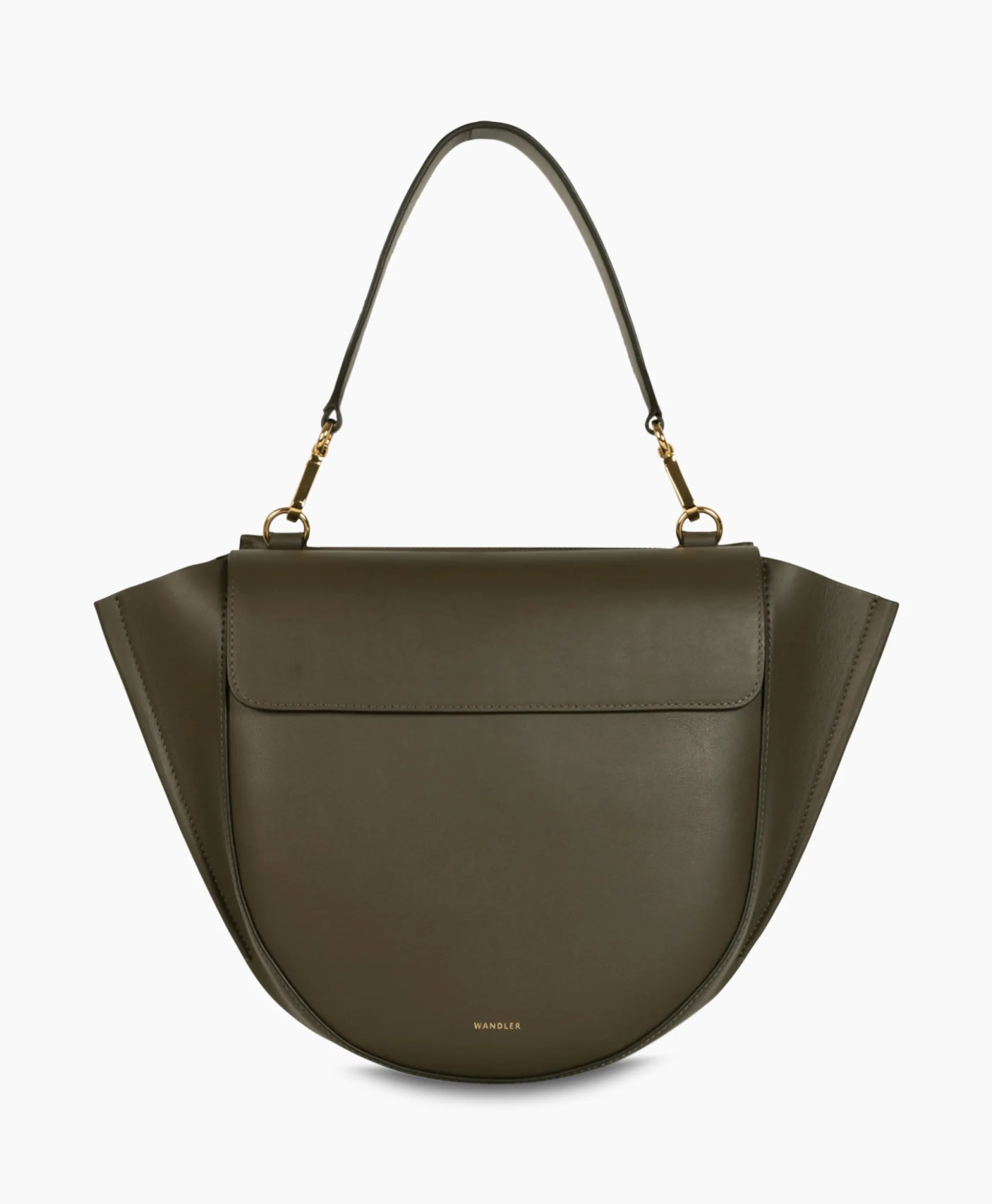 Wandler Crossbody Tas Hortensia Medium Taupe