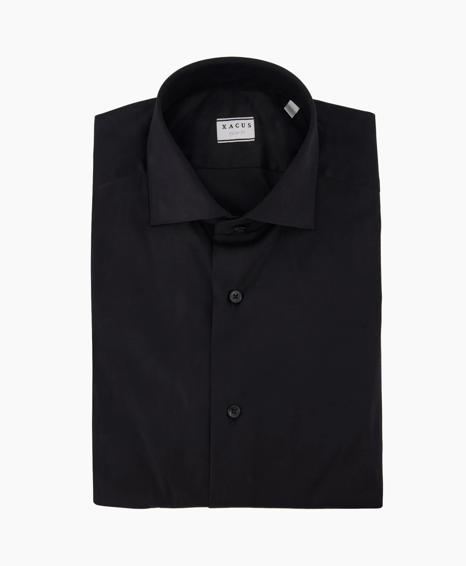 Xacus Tailor Fit Shirt Zwart